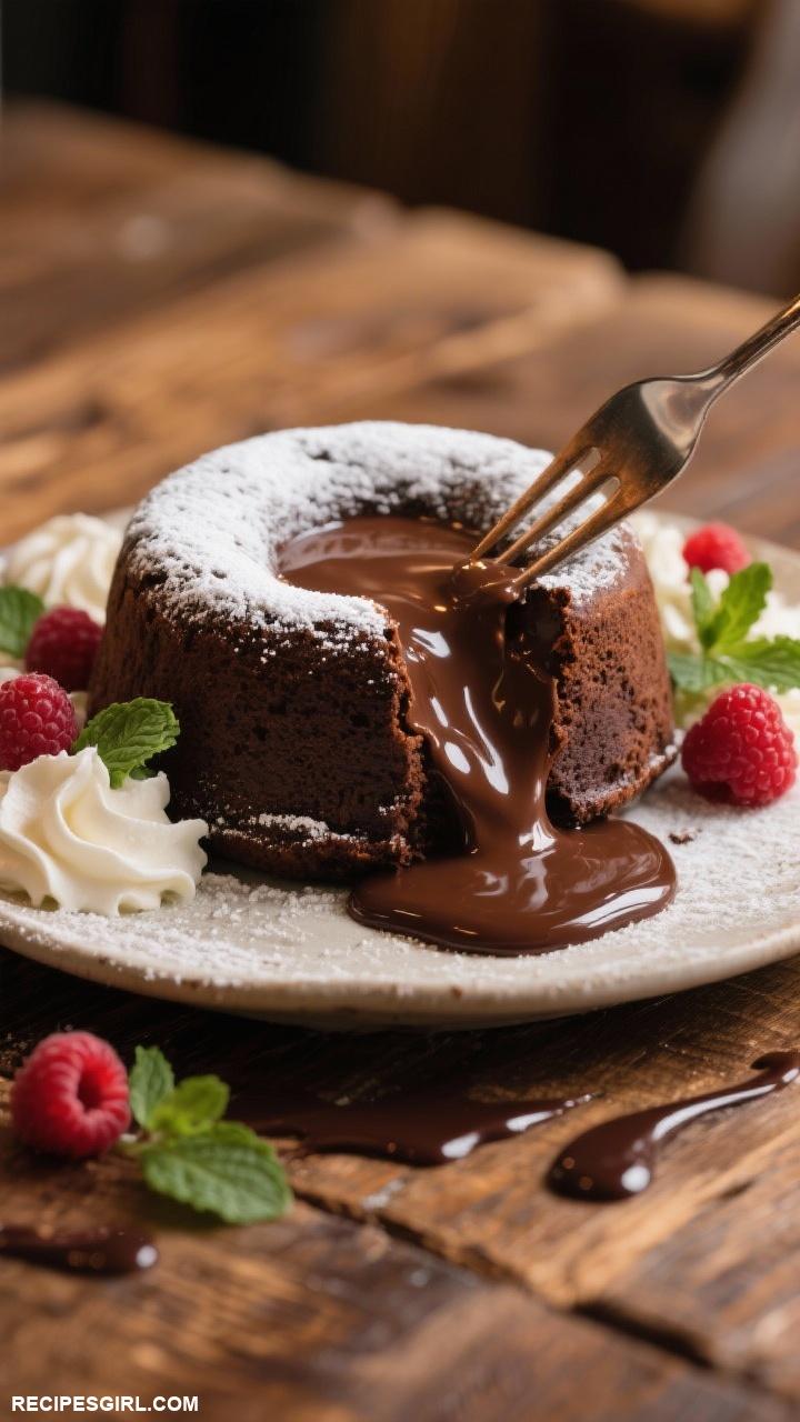 dessert recipes Chocolate Lava Cake