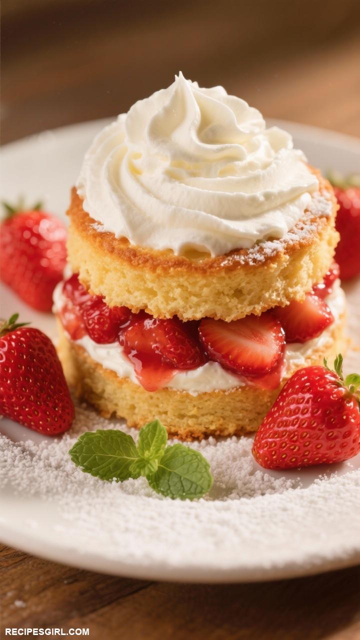 dessert recipes Strawberry Shortcake