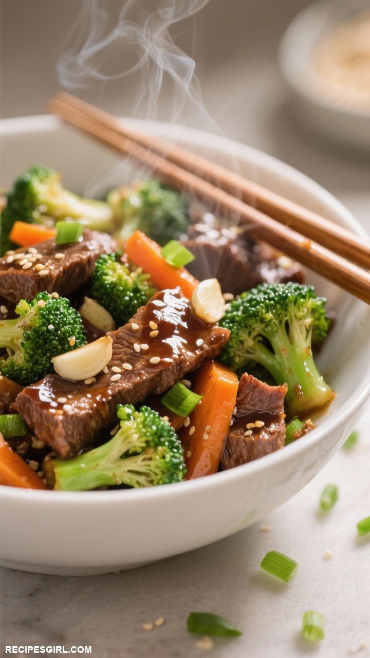dinner ideas Beef and Broccoli Stir Fry
