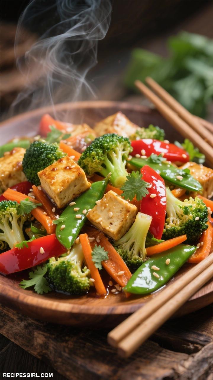 dinner ideas Vegetable Stir Fry with Tofu