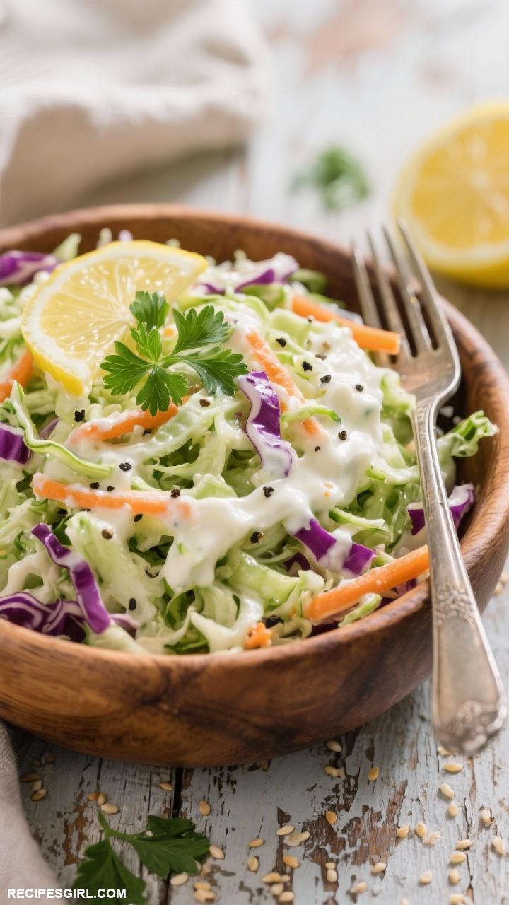 side dish recipes Creamy Coleslaw