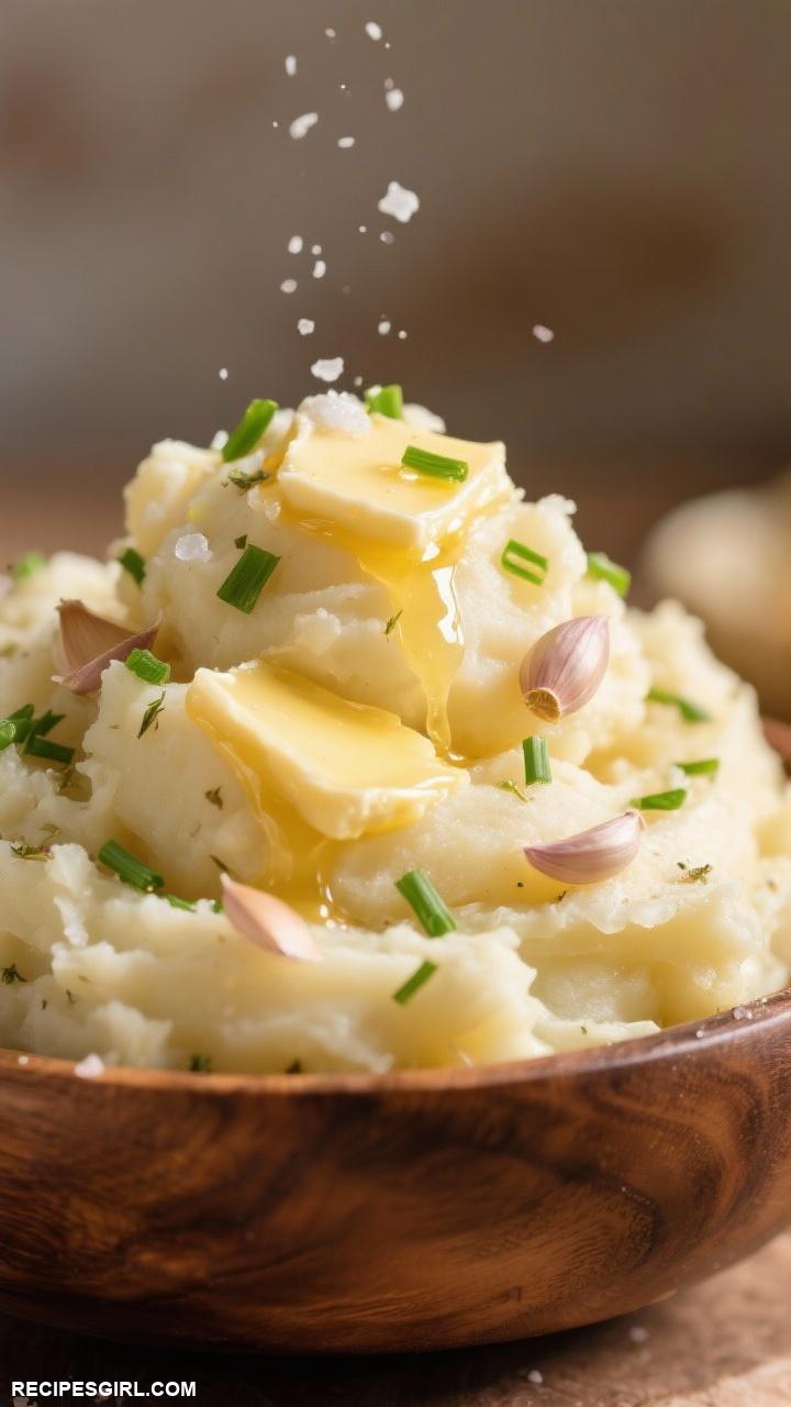 side dish recipes Garlic Mashed Potatoes