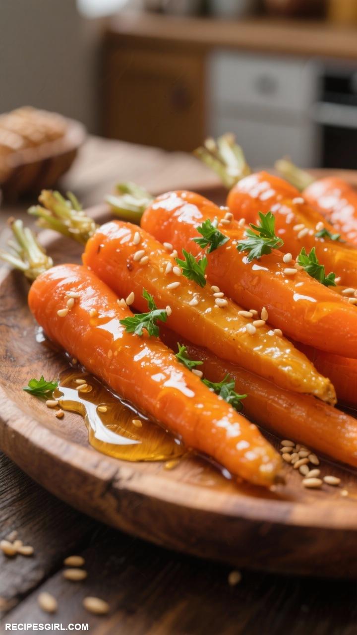 side dish recipes Honey Glazed Carrots